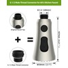Hygie Rinse Universal Kitchen Faucet Head Replacement - 2.5GPM with