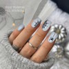 Gel Nail Stickers Halloween Semi Cured Gel Nail Strips Wraps