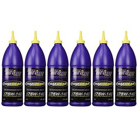 Royal Purple 01301 Max-Gear Synthetic Gear Lube Oil 75W140 Pack of 6 Quarts