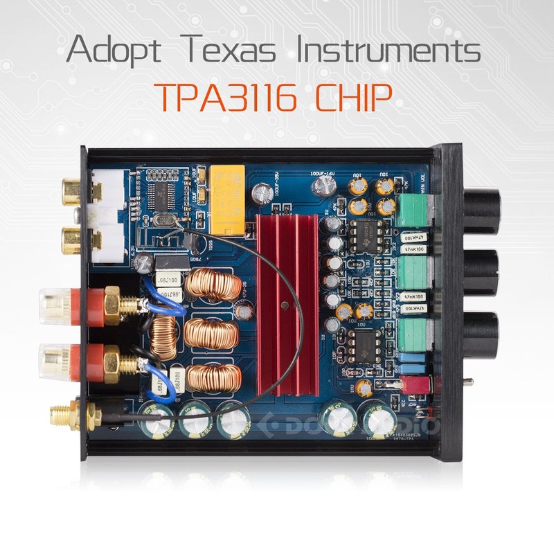 Nobsound NS-15G Bluetooth Amplifier, Mini 200W Amp, TPA3116 Chip, HiFi