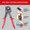 LUBAN Ratchet Cable Cutter, Heavy Duty Wire Cutter for Aluminum