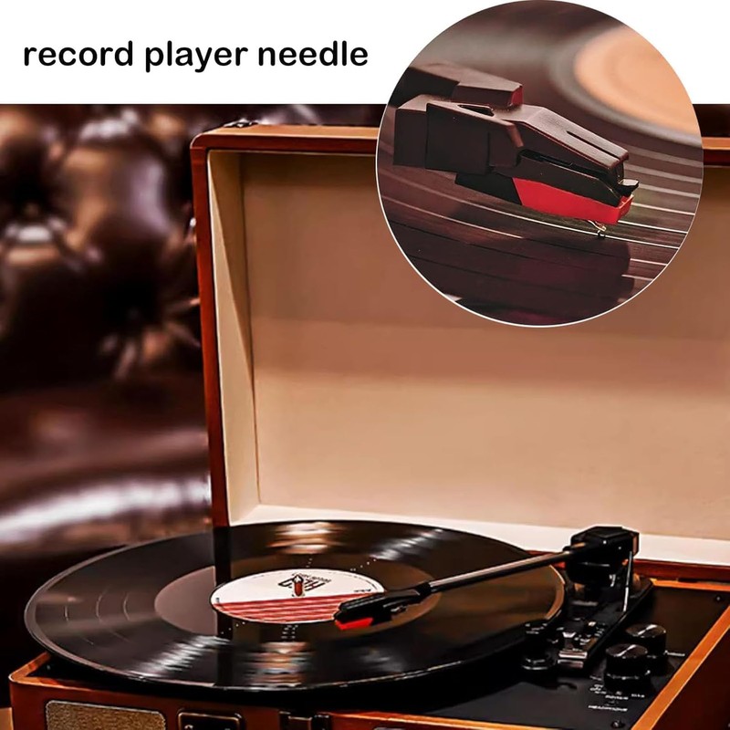 Pack of 2 Record Player Needles, Record Player Needles, Replacement