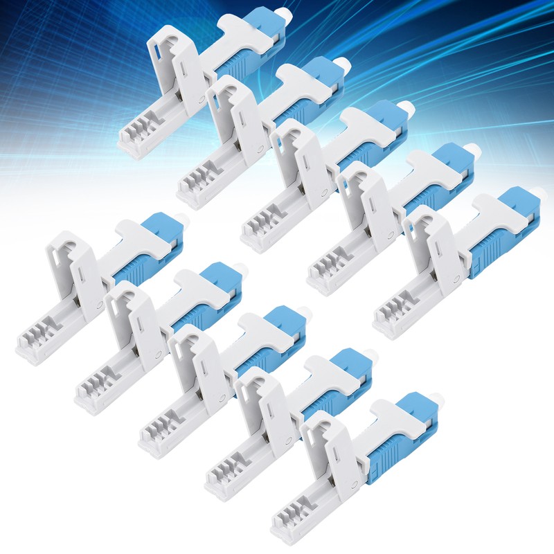 10Pcs Fiber Optic Quick Connector Embedded Type SC/UPC Cold Optical