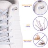 SULPO Elastic Shoelaces without Tying - Elastic, with Metal Clasp,