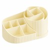 360° Rotating Makeup Organizer for Vanity – Multi-Compartment Cosmetic Storage