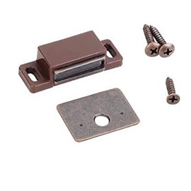 HS Shutter Magnets & Cabinet Magnet Latch, Magnetic Hardware, 4 Pack Brown