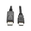 Tripp Lite P582-006-V2 DisplayPort 1.2 to HDMI 4K Adapter Cable,