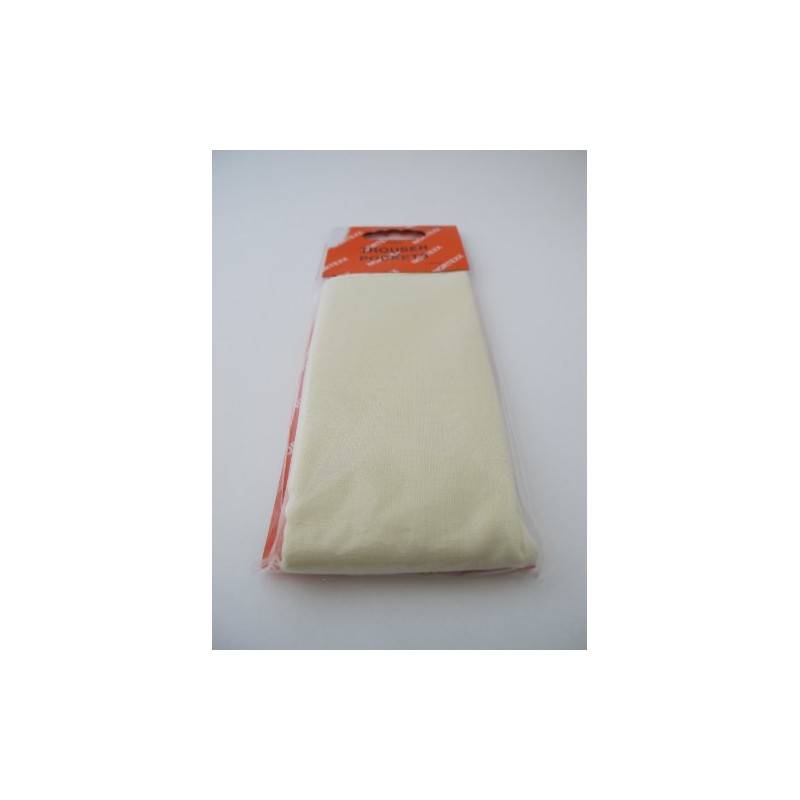 Nortexx Full Length Sew in Cotton Repair Pocket, White