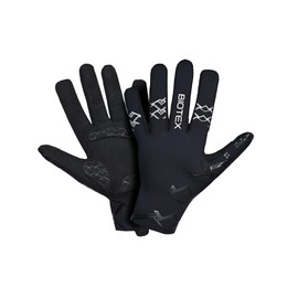 BIOTEX Cycling Gloves Neoprene Long Fingers Touch Screen Cold Protection Ideal for Road Cycling MTB Black Medium