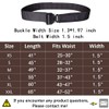 MOZETO Tactical Belts for Men 1.5" Nylon EDC CCW Gun