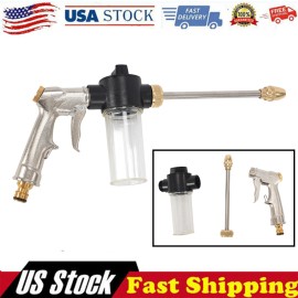 realtop3 High Pressure Garden Hose Power Washer Water Spray Gun Nozzle Wand Car Wash Tool