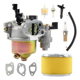 PowerMotor GX160 Carburetor with Air Filter Spark Plug Choke Lever Kit Repalcement for Predator 212 cc 224cc 5.5 6.5 hp 200cc Engine 16100-ZH8-W61