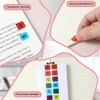 ElevateTech A-Z Alphabet Tabs, 24 Sheets A-Z Multicolor Sticky Alphabet