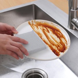 Heavy Duty Non-Scratch Kitchen Scrubbing Sponge – Multipurpose Dish Cleaner for Pans, Pots, and Surfaces – Multi-Use Scouring Pad (1 Pack, Single Color)