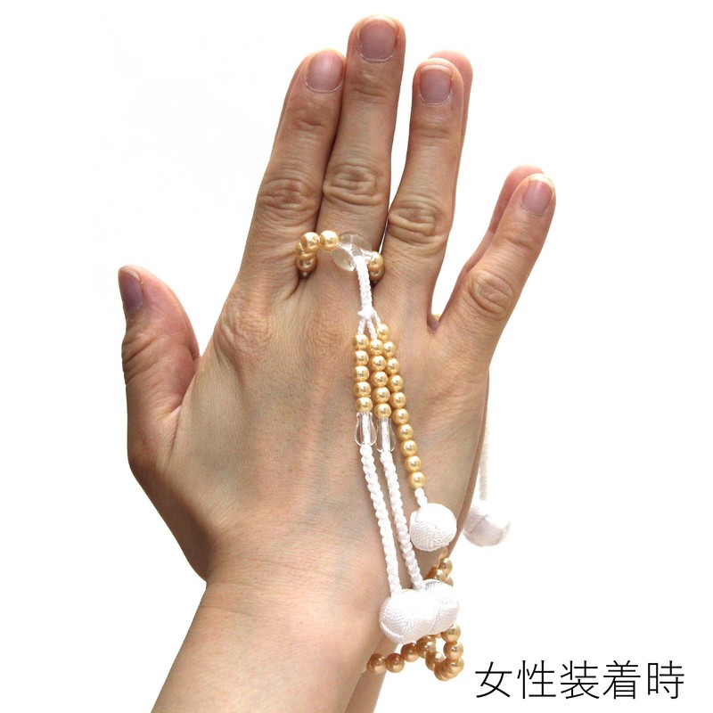 創価学会 PC Prayer Beads Clear Pink 小田巻 梵天 Women's