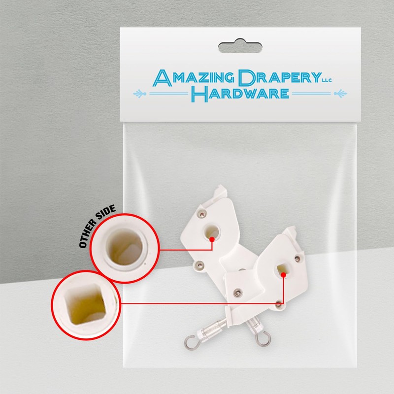 Amazing Drapery Hardware High Profile 2" Plastic Wand Tilter for