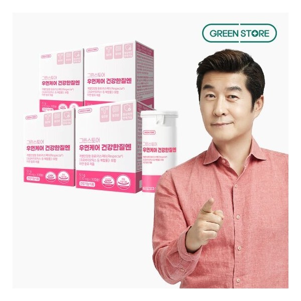 Green Store Women’s Care Healthy Vaginal N (30-day supply x 4), single option / 그린스토어  우먼케어 건강한질엔(30일분x4개), 단일옵션