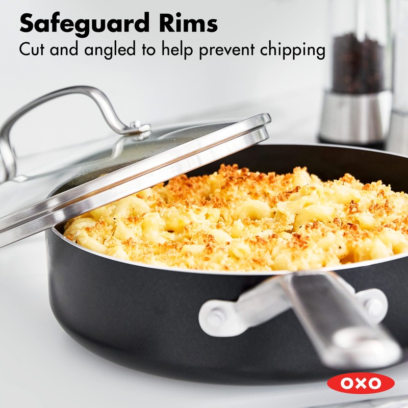 OXO Agility Series 5QT Saute Pan with Lid, Ceramic Nonstick