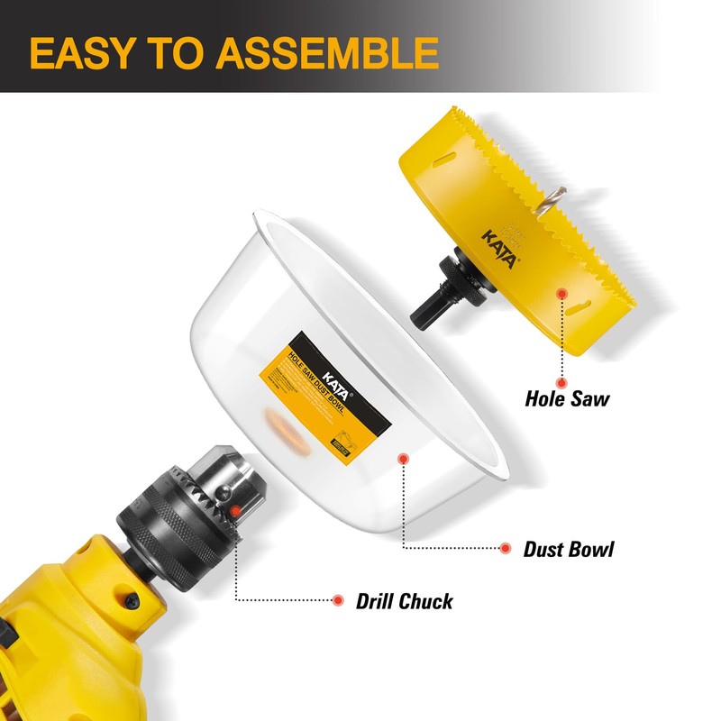 KATA 6.125 Hole Saw for Recessed-Lights: 6-1/8 in Hole Saw