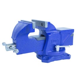 Yost Vises Tool 4-Inch Workshop Duty Bench Vise, Model BV-4, with 120-Degree Swivel Base