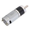 Black Silver Mini Gear Motor Low Noise High Torsion Robust