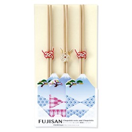 Large Open Fuji Mountain View Chopstick Rest, 祝箸 Set, 3 Pairs, 50-Pack