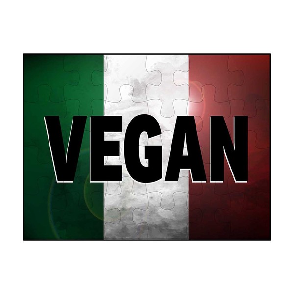 Makoroni - Vegan Italy Italian - Jigsaw Puzzle 30 pcs,