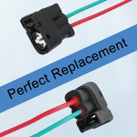 Ignition Coil Connector Plug Wire Harness for Toyota Harness Pigtail Supra Equivalent Replacement, for Lexus IS300, for Mazda RX7 6, Replace WPT-1094 3pcs
