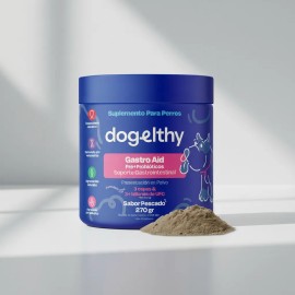 Dogelthy Gastro Aid Probioticos Para Perros en Polvo 270 gr