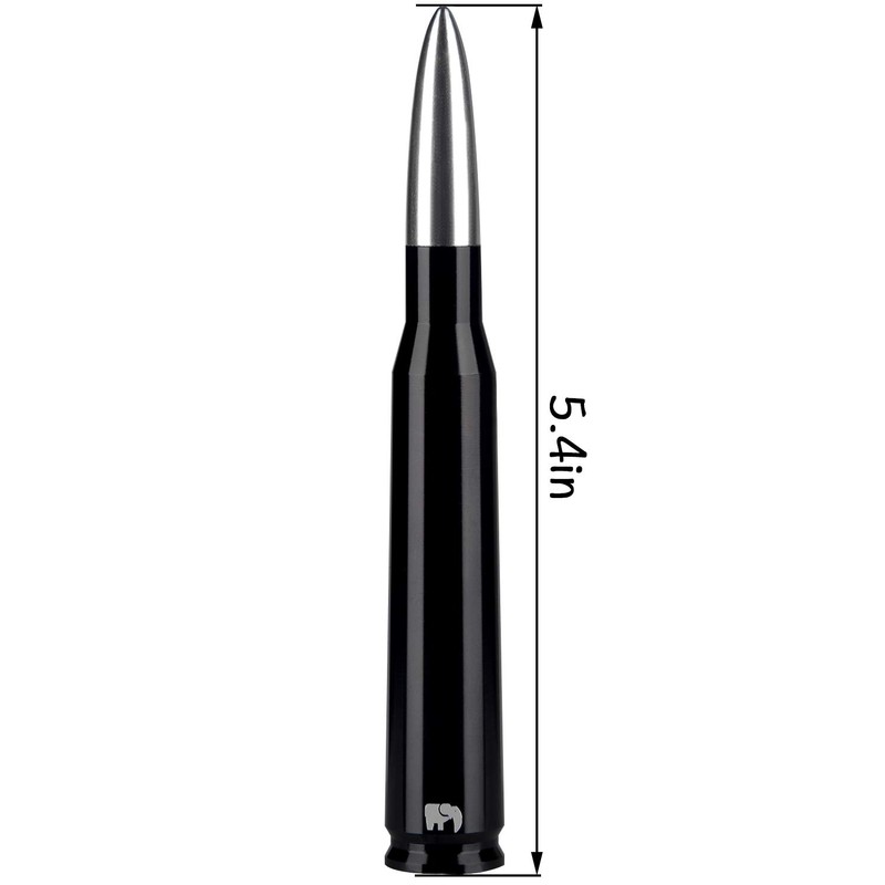 ONE250 50 Cal Caliber Bullet Style Antenna, Compatible with Jeep