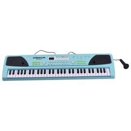 Btuty 61 Key Keyboards Piano Portable Electronic Keyboard Piano 16 Tones 10 Rhythms 8 Percussion 6 Demos Dual Speaker Musical Instrument with Microphone Recording/Accompaniment/Chord Functions