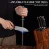 ELephas PLus Kitchen Sharpening Rod 12 Inch Rosewood Handle Honing