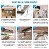 IRONWALLS 2-Pack Adjustable Undermount Sink Brackets, 24.4" to 59" Stainless