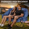 Padded Double Camping Chair High Back 2 Person Camping Chair