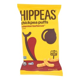 UD_Hippeas Chickpea Puff Bohemian Barbecue Case of 12-4 Ounce Fruit & Vegetable Snacks
