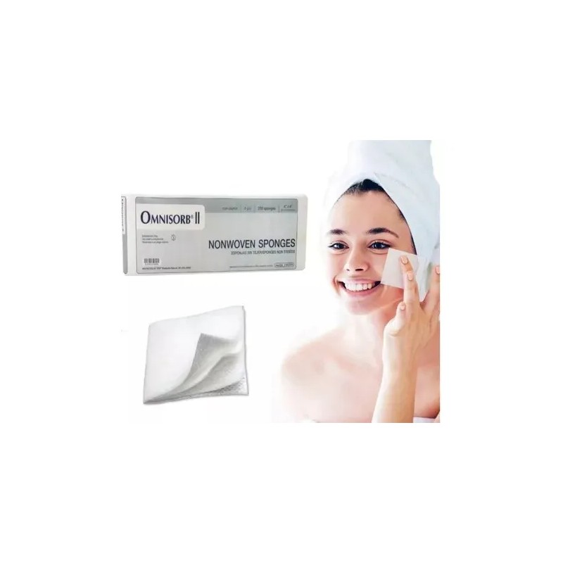 Esponja Omnisorb Faciales 4x4 (10x10 Cm) Con 200 Piezas
