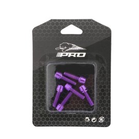 NELboNs Bike Stem Bolts 6PCS M5x18mm Stem Bolts Screws Stainless Steel Bike Stem Parts with Washer for BMX MTB Road Bikes,Purple