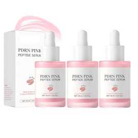 Pink Glow Serum con ADN y péptidos de salmón Suero facial iluminador de piel coreano para mujeres, tratamiento hidratante y humectante, mejora el tono desigual de la piel (1ADN de salmón PDRN)