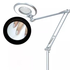 타투 조명 led 속눈썹 스탠드 미용 링라이트 관리실 타투조명 피부샵 작업등 Tattoo Lighting LED Eyelash Stand Beauty Ring Light Salon Tattoo Light Skin Shop Work Light [Silver]