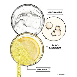 Garnier Express Aclara Sérum Anti-Manchas Concentrado con Vitamina C, 30 ml  Sérum facial que hidrata, ilumina y unifica el tono de la piel, mientras 