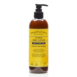 Pharmacopia Citrus Body Lotion - Hydrating Natural Moisturizer with Aromatherapy Benefits - Cruelty-Free Vegan Skin Care - Shea Butter, Aloe Vera, and Jojoba Oil - Lotion for Dry Skin, 16 oz