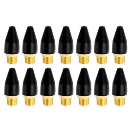 HARFINGTON 12pcs Air Nozzle Tip 1/8" Rubber Blow Gun Tip for Air Blow Guns Tool Parts & Accessories, Black