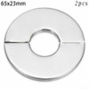 Stainless Steel Water Pipe Wall Covers Bathroom Shower Faucet Decorative