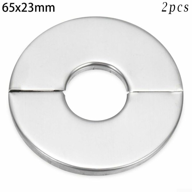Stainless Steel Water Pipe Wall Covers Bathroom Shower Faucet Decorative
