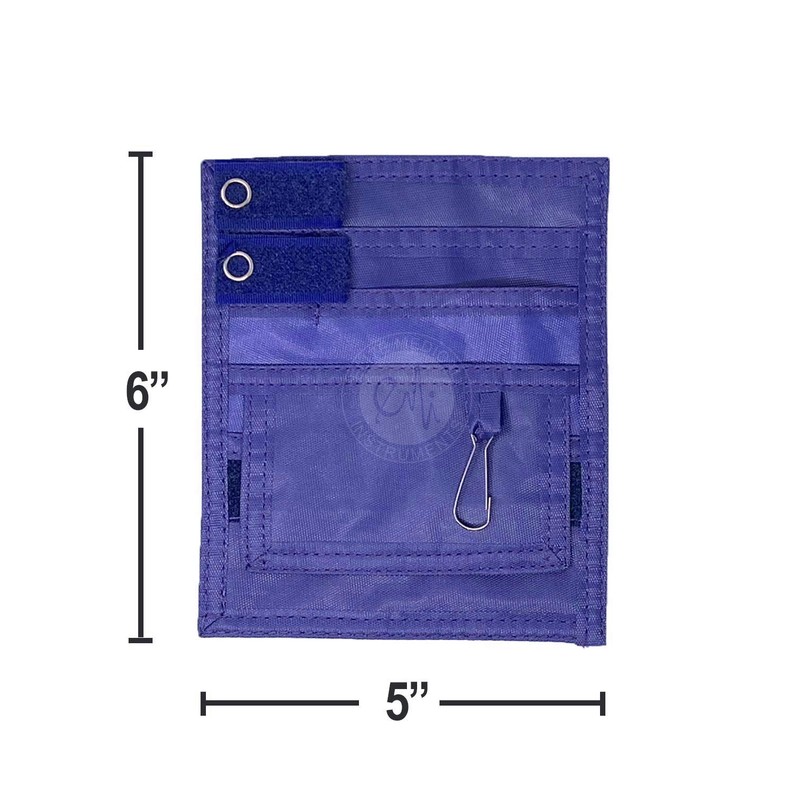 EMI Nurse Scrub Pocket Nylon Organizer - Royal Blue (EAO-314-RB)