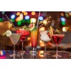 Metal Cocktail Picks Fruits Toothpicks, 6pcs Long-billed Bird Martini Picks