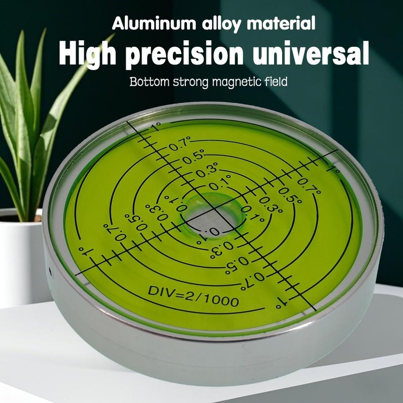 6'/2mm Point high Precision Universal Level Bubble Metal Bubble Water