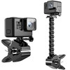 WALI Jaws Flex Clamp Mount Gooseneck Mount for GoPro Hero