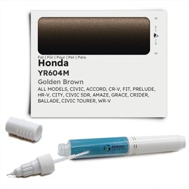 Genuine Colors Paint Pen Golden Brown YR604M for Honda Gold All Models, Civic, Accord, CR-V, Fit, Prelude, HR-V, City, Civic 5DR, Amaze, Grace, CRIDER, Ballade, Civic Tourer, WR-V