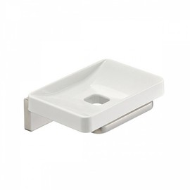 Bathroom Accessories Genesis Soap Rectangular Pedestal satin
